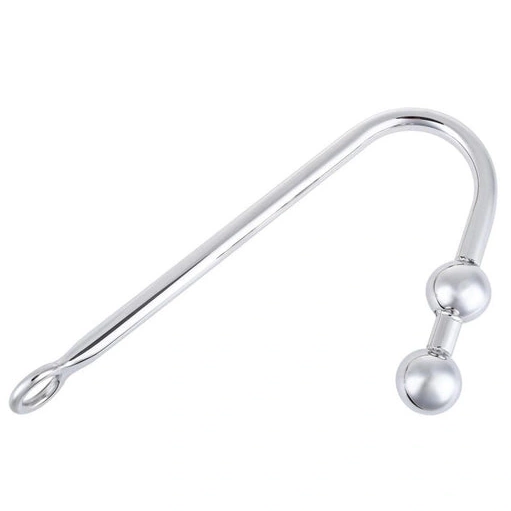 Pleasurable Hook Two Balls Steel 4417 Anal Stainless 0212